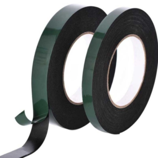 ÇİFT TARAFLI KÖPÜK BANT YEŞİL-SİYAH 25X10 MT