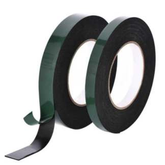 ÇİFT TARAFLI KÖPÜK BANT YEŞİL-SİYAH 40X10 MT
