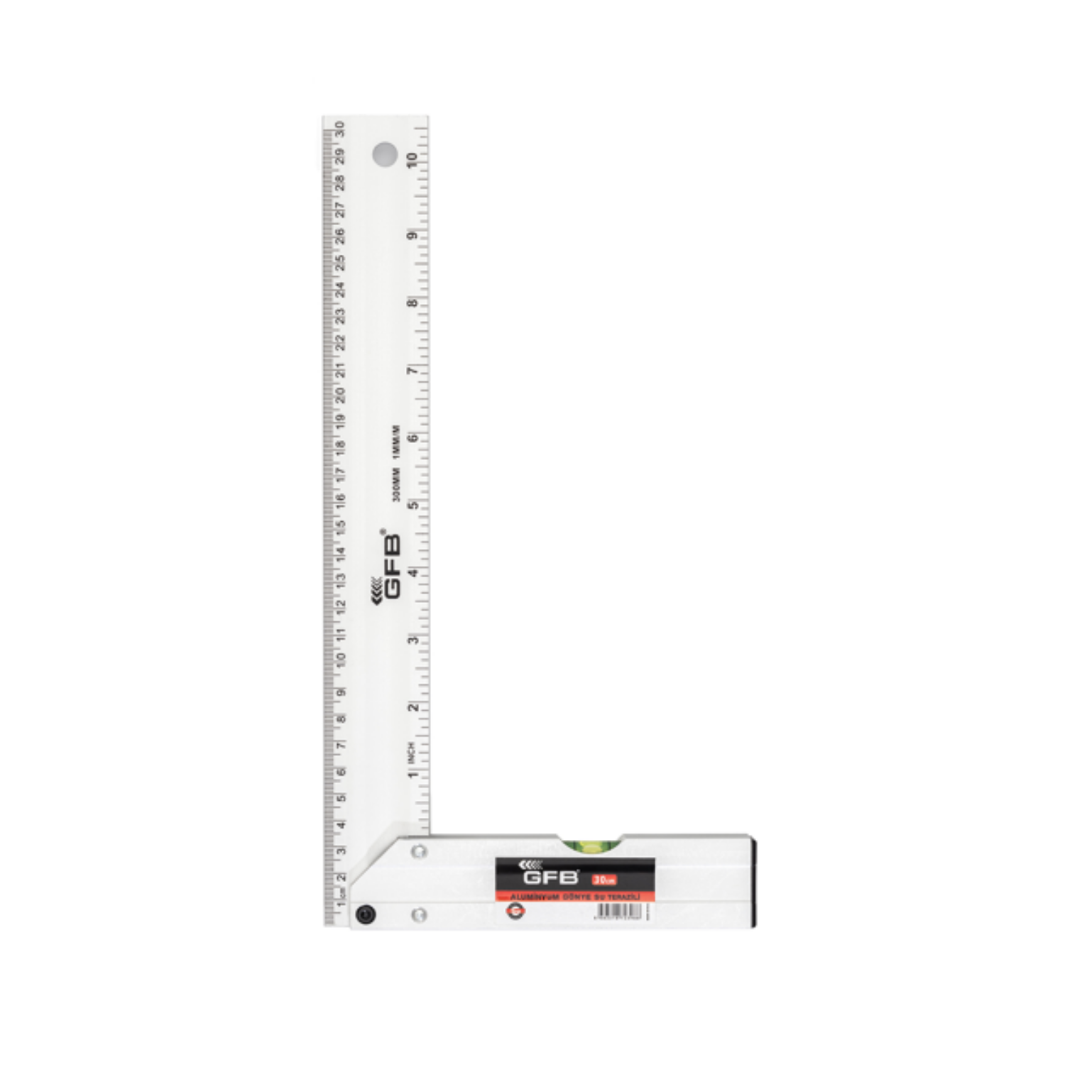 Gfb Marangoz Gönye Alüminyum 25 cm 5550