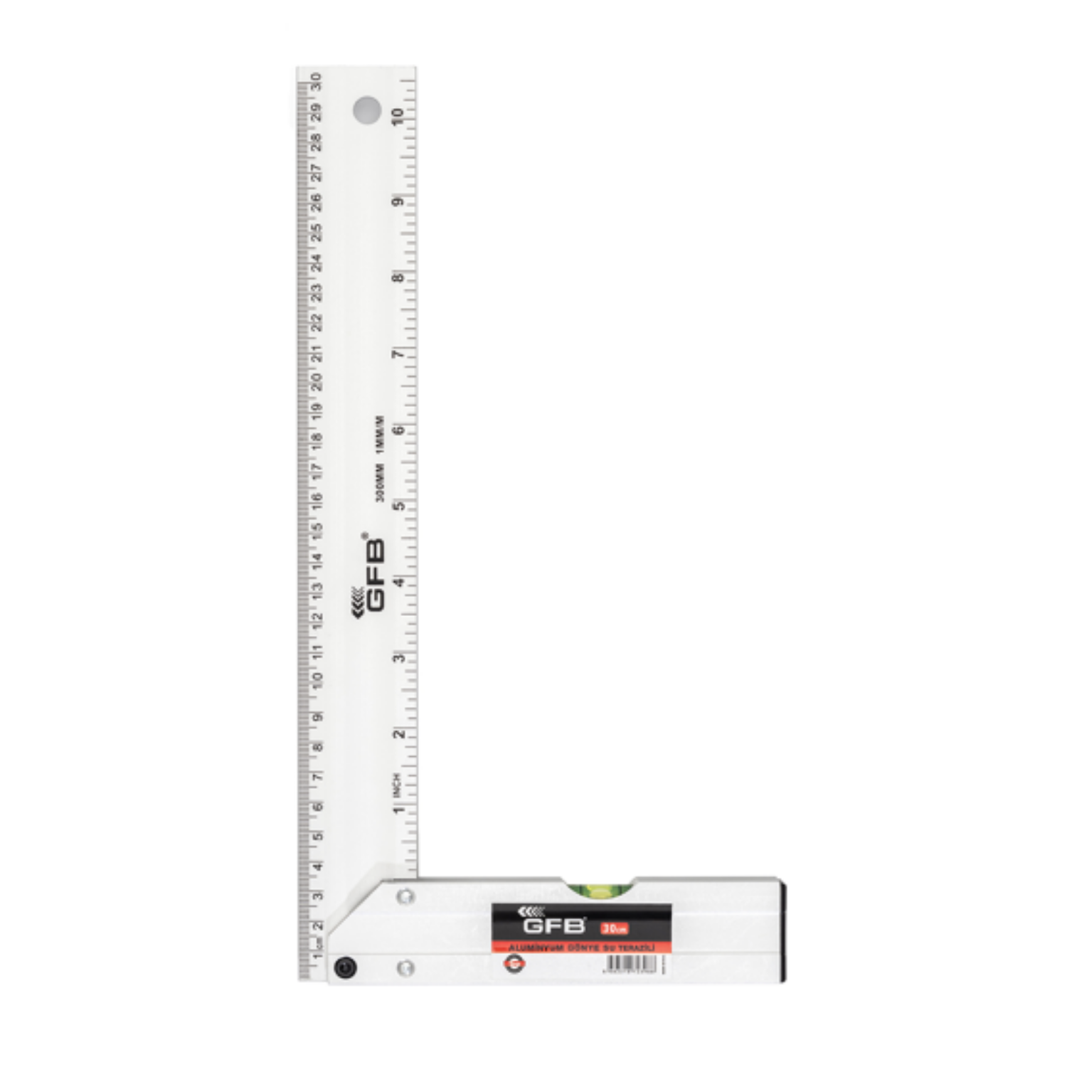 Gfb Marangoz Gönye Alüminyum 40 cm 5552