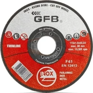 GFB İNOX KESME TAŞI 180x1.6x22