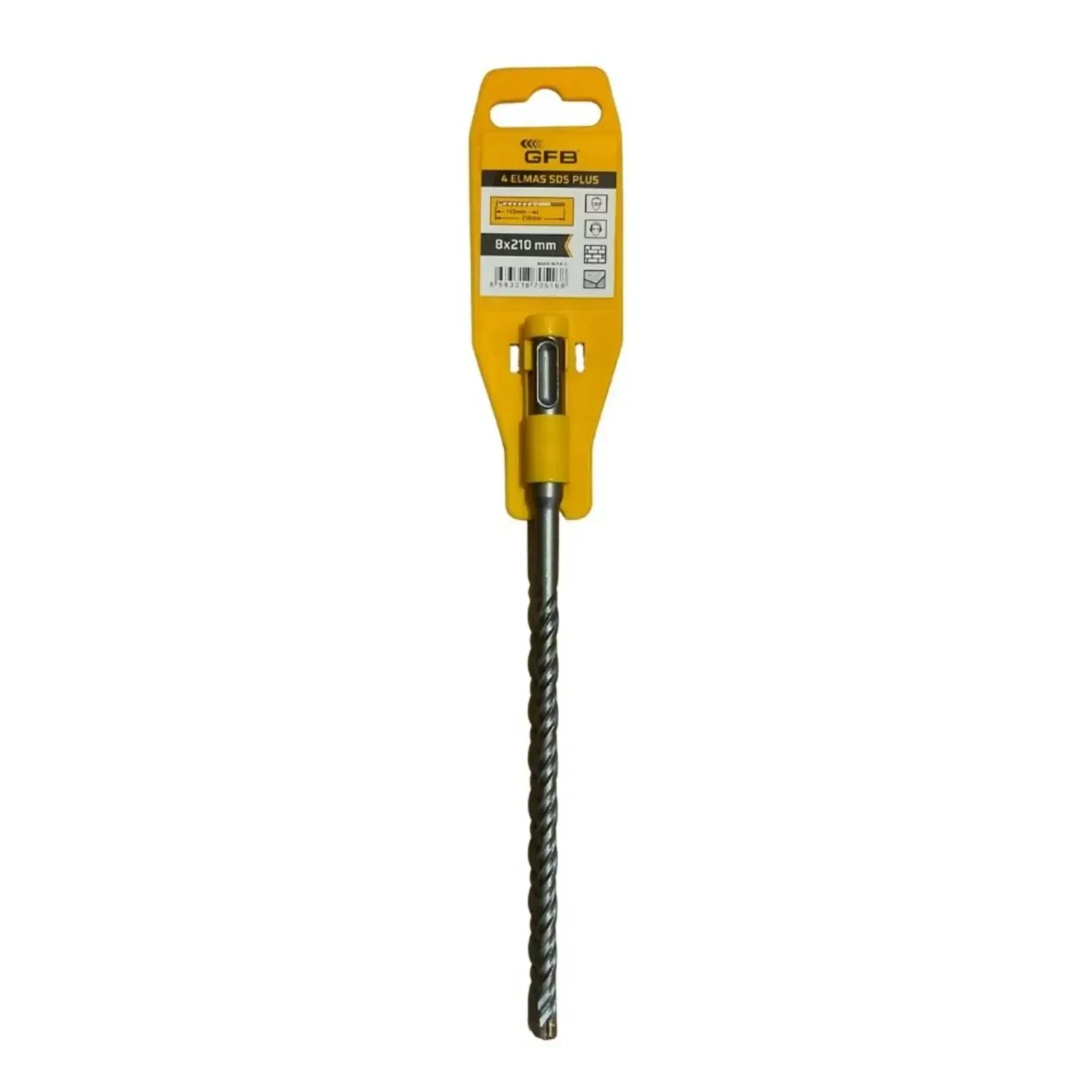 Gfb 4 Elmaslı SDS Plus Matkap Ucu 8X210 mm 2083