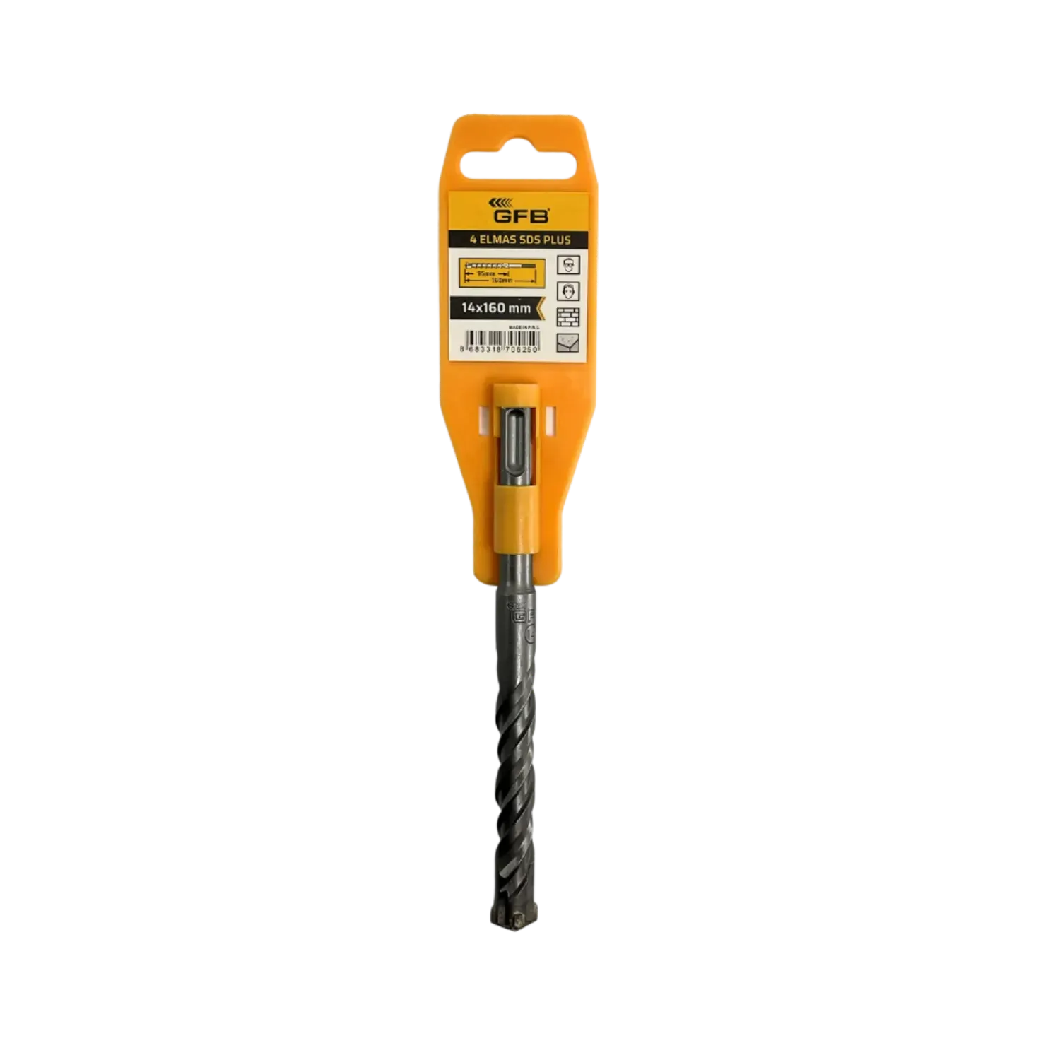 Gfb 4 Elmaslı SDS Plus Matkap Ucu 14X160 mm 2092