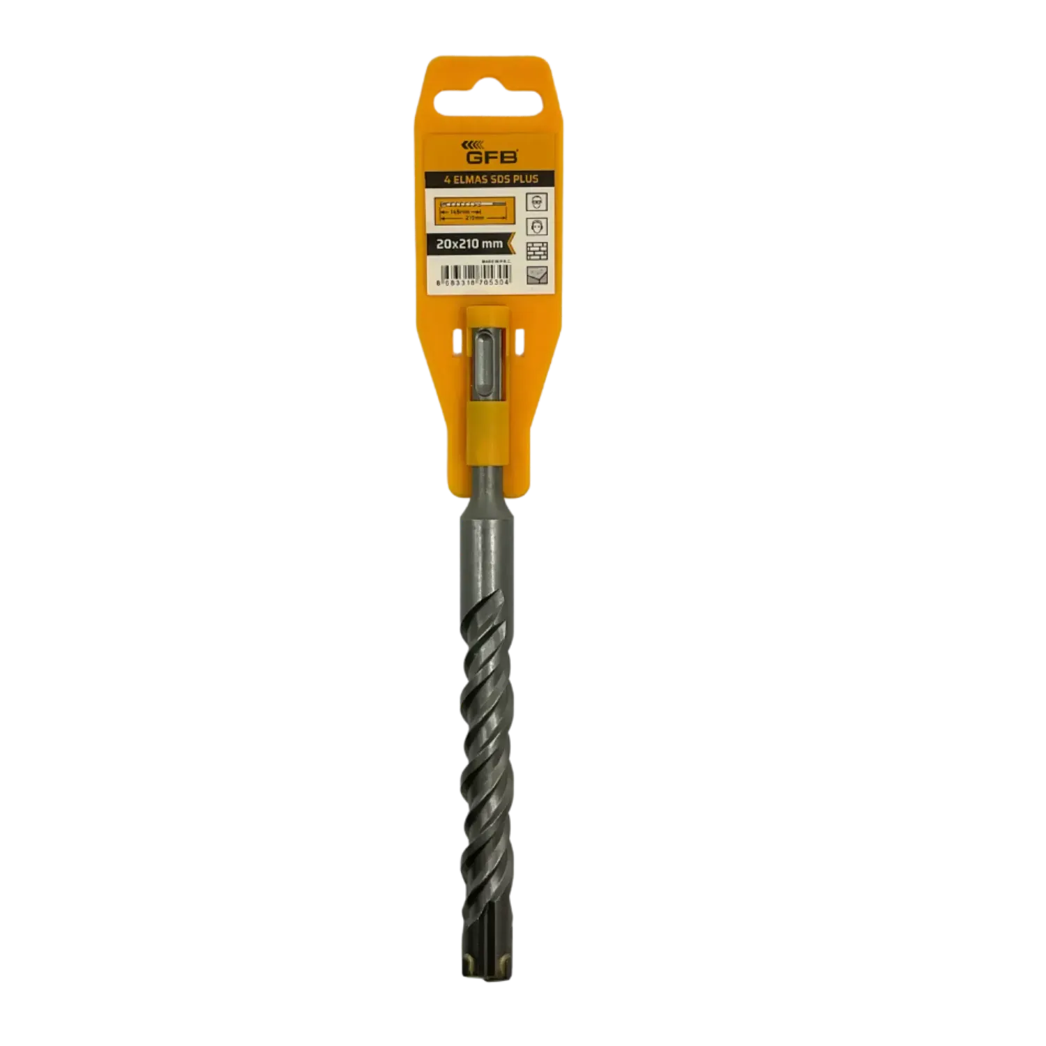 Gfb 4 Elmaslı SDS Plus Matkap Ucu 20X210 mm 2097