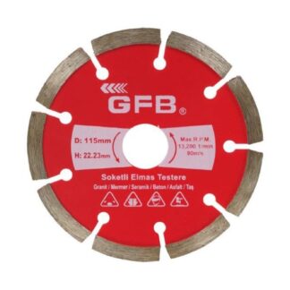 GFB SOKETLİ ELMAS BETON-MERMER KESME 230 MM