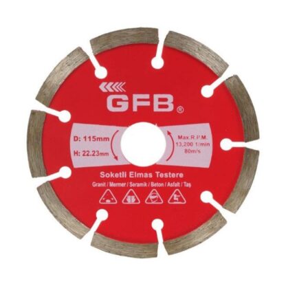 Gfb Soketli Elmas Beton-Mermer Kesme 230 mm