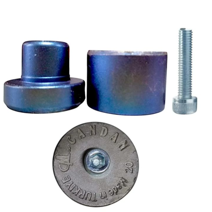 Candan Plastik Boru Paftasi 20 mm Mavi