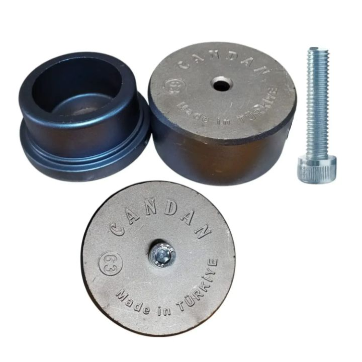 Candan Plastik Boru Paftasi 63 mm Mavi