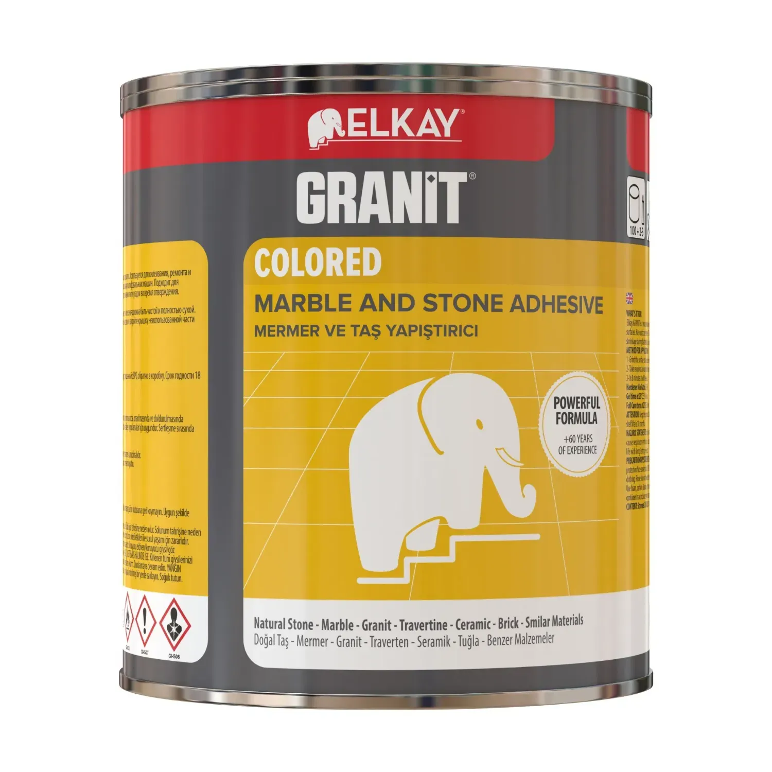 Elkay Granit Mermer Yapiştirici EB25 1200GR Beyaz