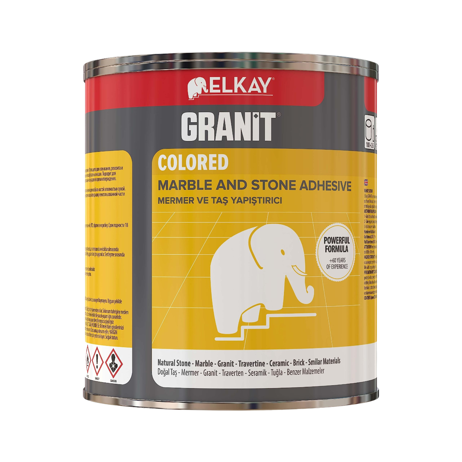 Elkay Granit Mermer Yapiştirici EB25 1200GR Gri