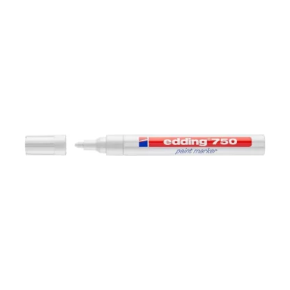 Edding 750 Tam Örtücü Boya Kalemi Beyaz