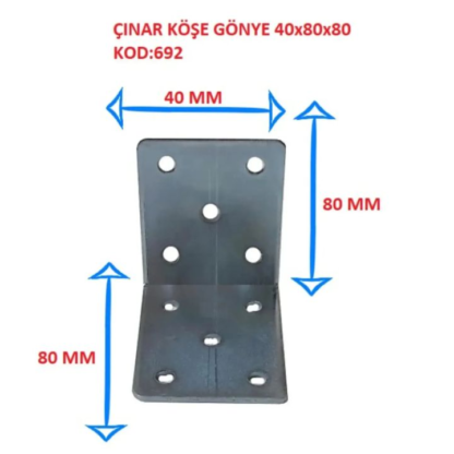 Çinar Köşe Gönye 40X80X80 KOD:692