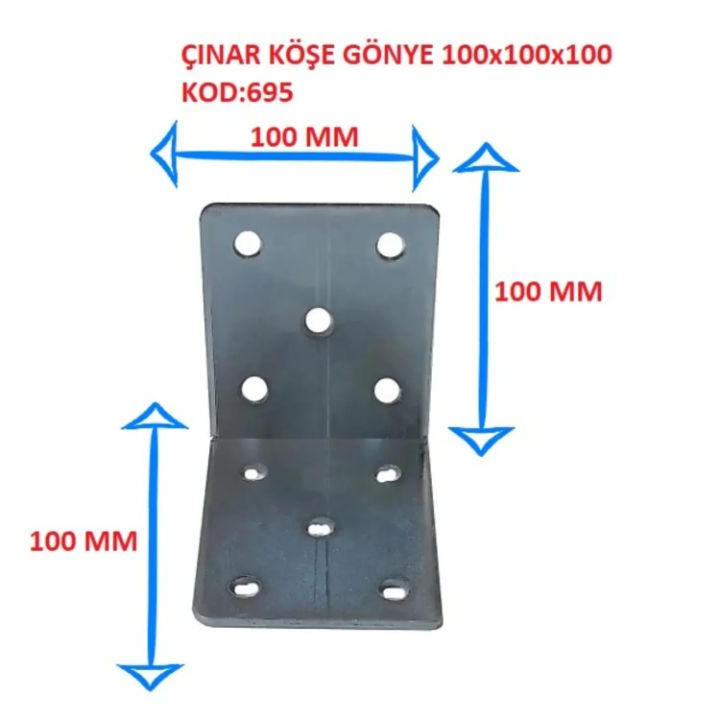 Çinar Köşe Gönye 100X100X100 KOD:695