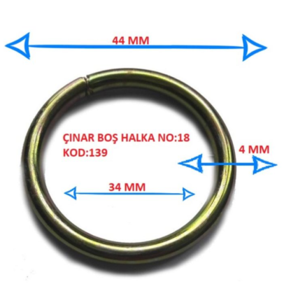 Çinar Boş Halka NO:18 KOD:139