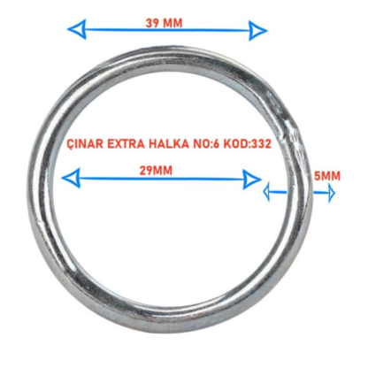 Çinar Extra Halka NO:6 KOD:332