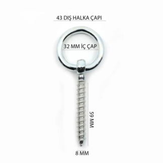 ÇINAR HALKALI VİDA 8x110 MM KOD:257