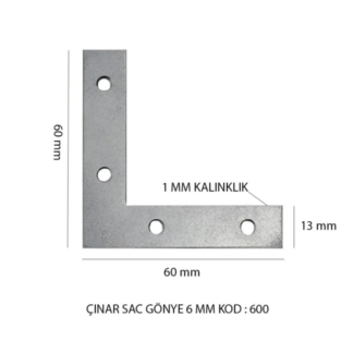 ÇINAR SAC GÖNYE 6 MM KOD:600