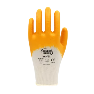 GOLDEN GLOVE TAY-01 NİTRİL ELDİVEN SARI NO:10