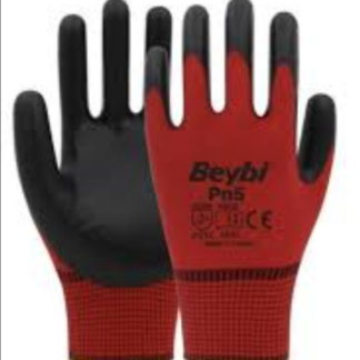 Beybi Zebra Eldiven PN3 Kırmızı-Siyah NO:10