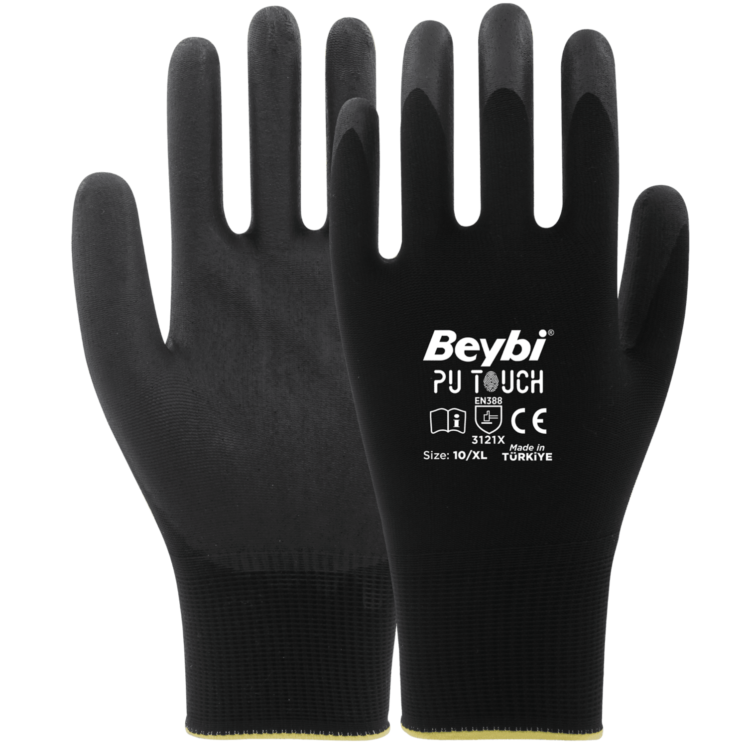 NO:8 Pu Nitril Eldiven Beybi