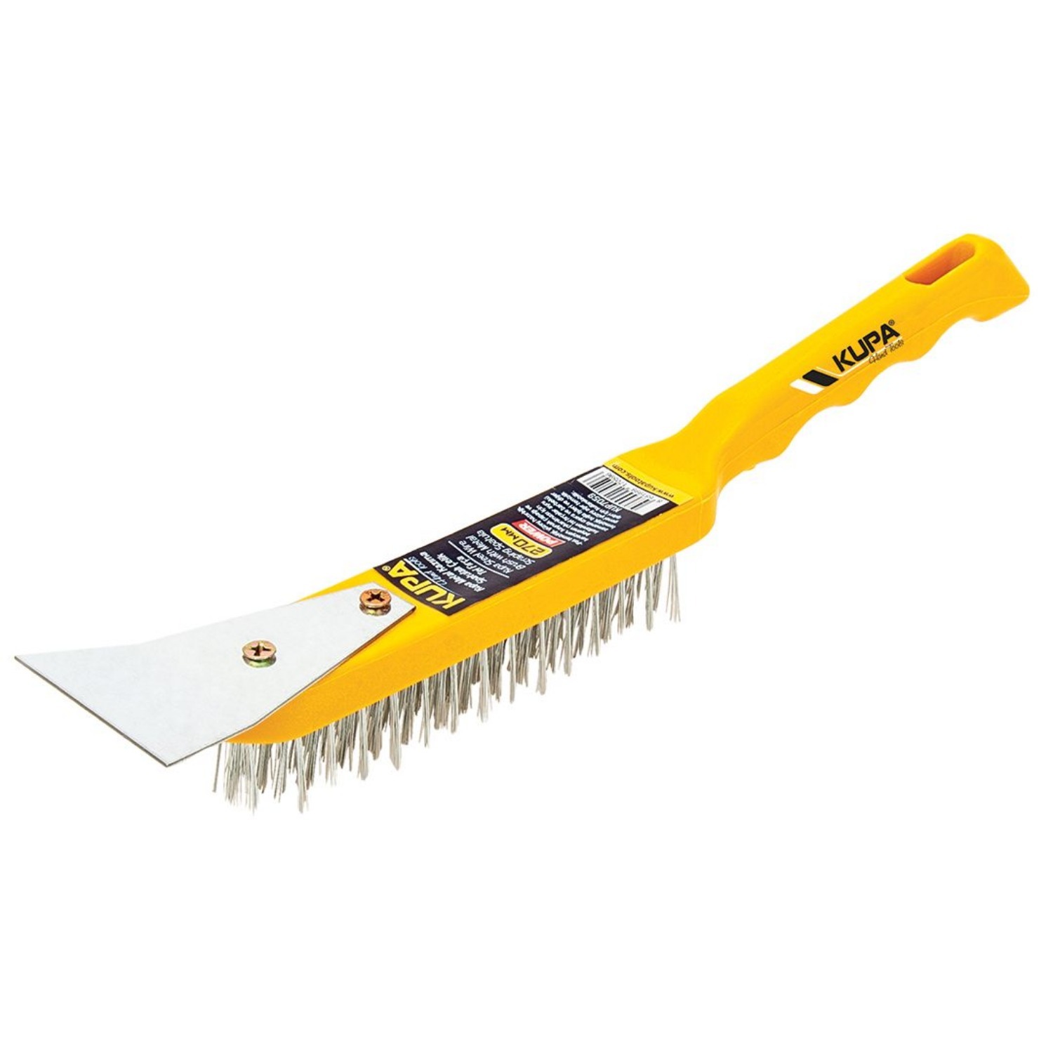 Kupa Metal Kazima Spatulali Çelik Tel Firça 270 mm