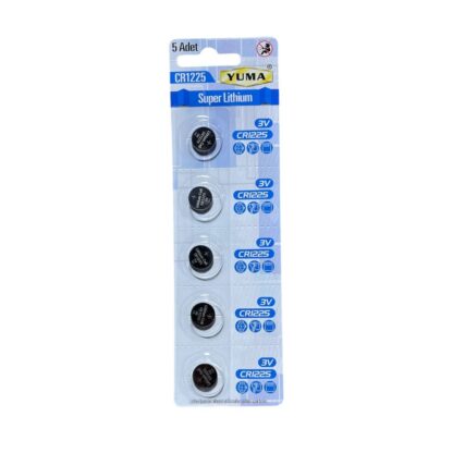 YUMA Düğme Pil 3V CR1225/Ym-91225 Lityum