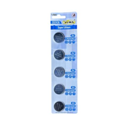 YUMA Düğme Pil 3V CR2430/Ym-92430 Lityum