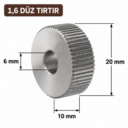 1,6 Düz Tirtir