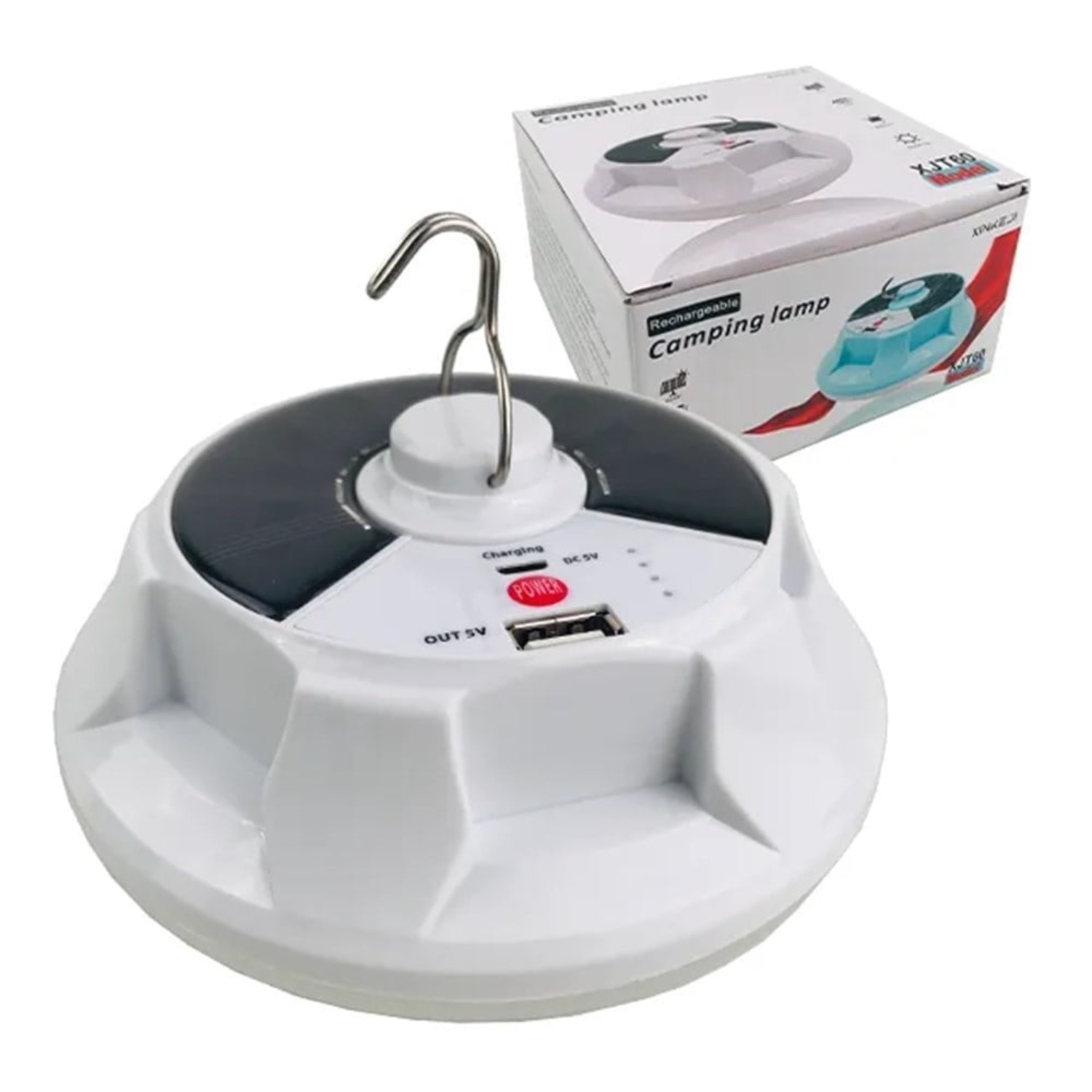 Xinkeji Güneş Panelli Kamp Lambasi Askili Xjt-90
