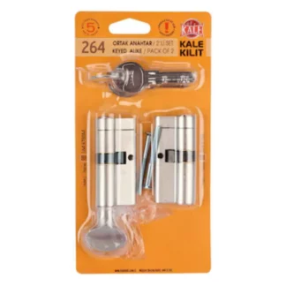 KALE (SN+SM)264 İKİLİ PAS SİSTEM BAREL 68 MM NİKEL