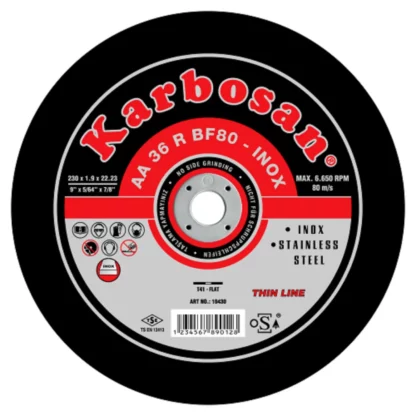 KARBOSAN İnox Thinline Kesici 230X1.9X22 (910430)