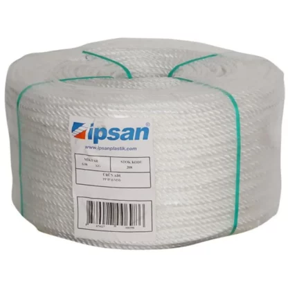 İpsan 1.KALİTE Çamaşir İpi 6 mm (1 Top 400 mt)