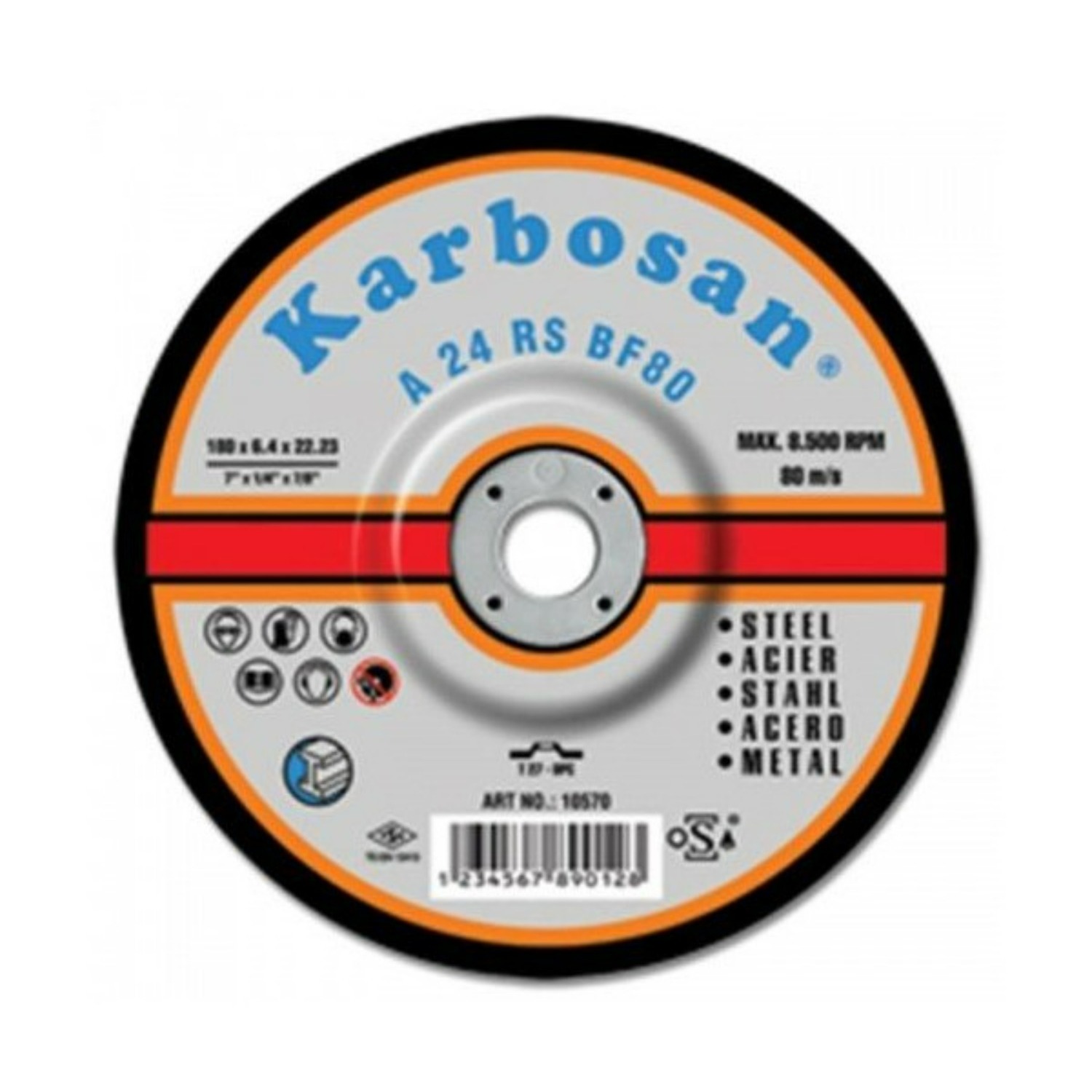 KARBOSAN Nk Flex Taşlama 180X6.4X22 (910570)
