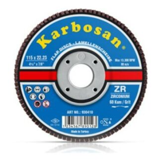 KARBOSAN ZİRKONYUM FLAP DİSK 115x22 60 KUM(983460)
