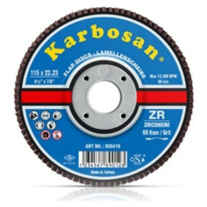 KARBOSAN Zirkonyum Flap Disk 115X22 40 KUM(983450)