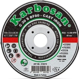 KARBOSAN SC TUĞLA KESİCİ 115X2.5X22 (910270)