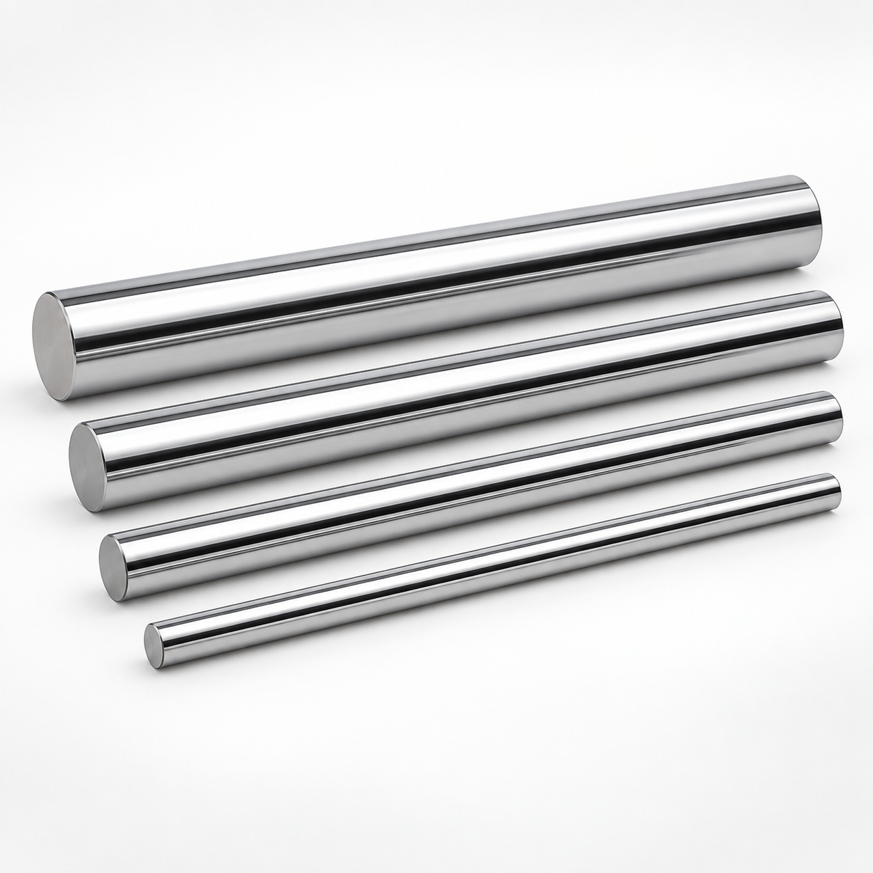 Krom Kaplı Mil 30 mm x 4000 mm – Tam Boy