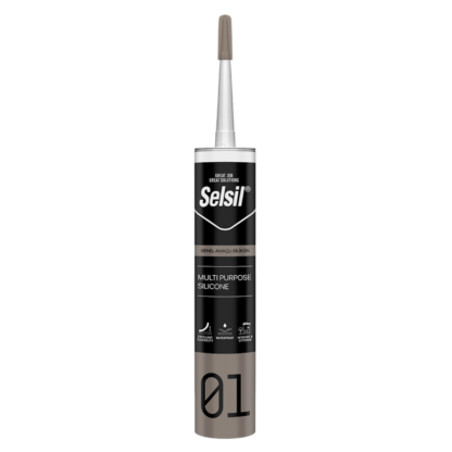 Selsil Silikon 280 ml Kahve