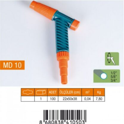 Medalyan Plastik Tabanca Lans 1/2"-5/8"-3/4" Md-10