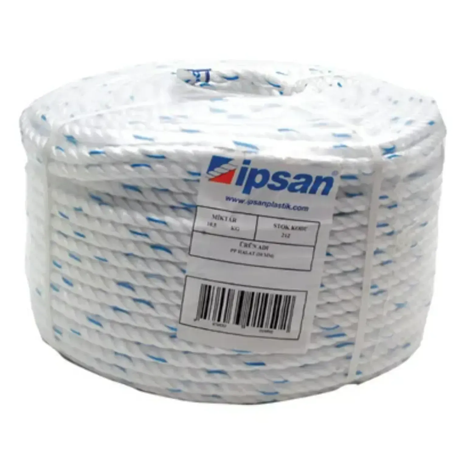 İpsan Naylon Halat 10 mm (1 Top 200 mt) (mt 50 gr)