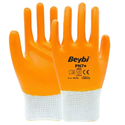 NO:9 PN7+ Tam Kapli Naylon Nitril Eldiven Beybi
