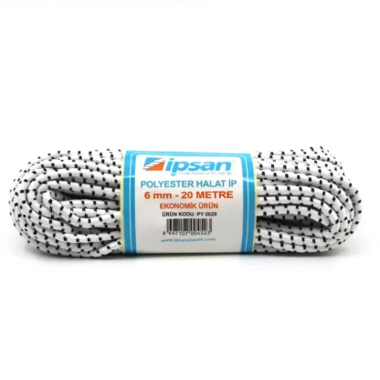 İpsan Polyester İpek Örme Halat 6 mm 20 mt PY0620