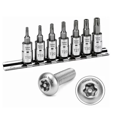 Retta RTL0704 Lokmali Delikli TORX 5 Köşe 7 Parça
