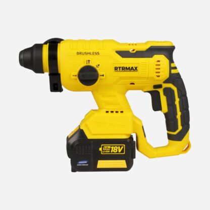 Rtrmax Elektropnömatik Kırıcı-Delici Kömürsüz 18V