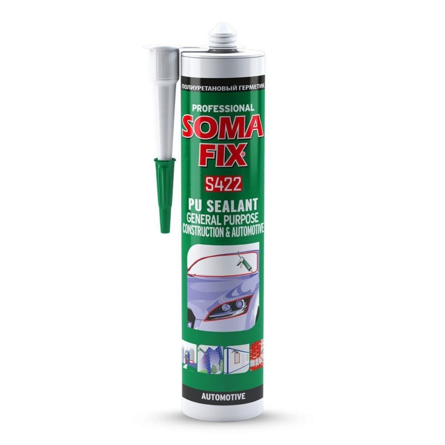 Somafix Poliüretan Mastik 280 ml Siyah S422