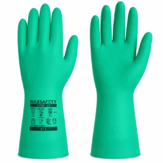 MAX SAFETY YEŞİL ASİT ELDİVENİ NO:10 33 CM CHEM-33