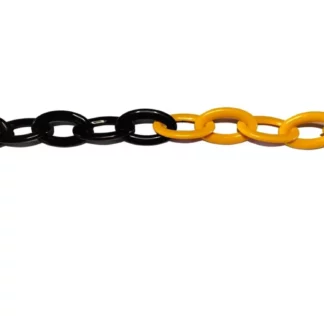 PLASTİK ZİNCİR SARI SİYAH 200 MT 8 MM