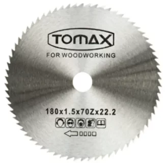 TOMAX AĞAÇ DAİRE TEST.ELMASSIZ 115x1.2x80Zx22.2
