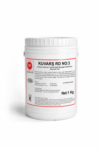 1 kg Kuvars Rd NO:3 Kalsiyum Kirmizi Gres Türkiye Petrolleri