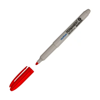 MUNHWA Permanent Marker Asetat Kalemi Fine Kırmızı